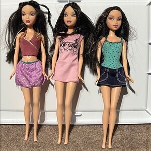 Fashion  my scene Nolee Dolls Trio